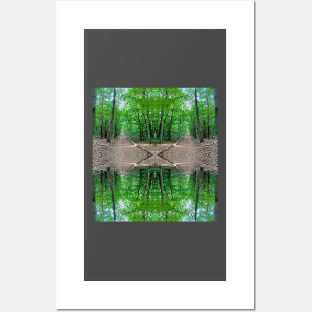 Endless Forest Of Green Trees Wall Art by bobdijkers